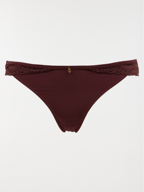 Shorty marron bijou femme (S-XL)