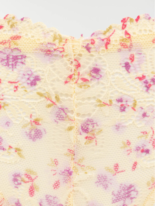 Tanga dentelle imprimé fleuri (S-XL) Tanga dentelle imprimé fleuri (S-XL)