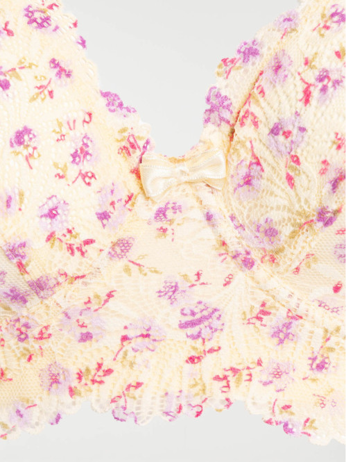 Soutien-gorge fleuri femme...