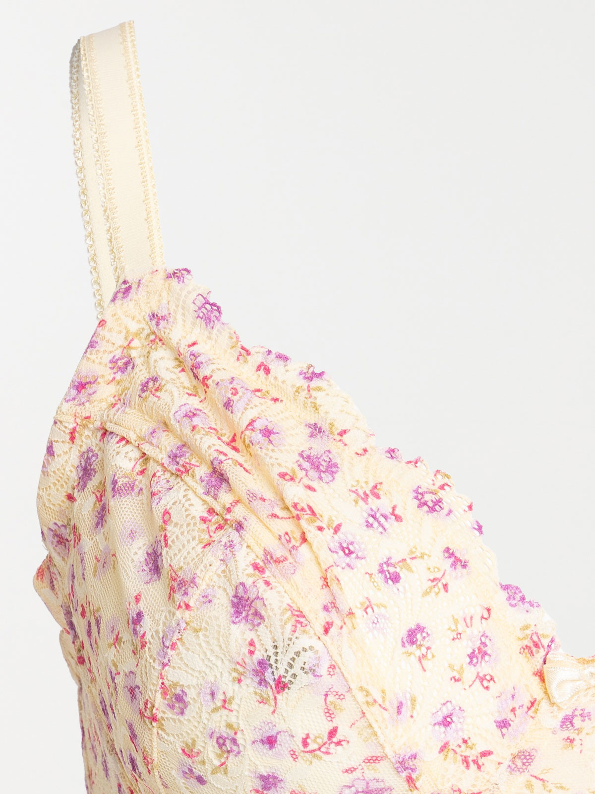 Soutien-gorge fleuri femme (100D-110F)