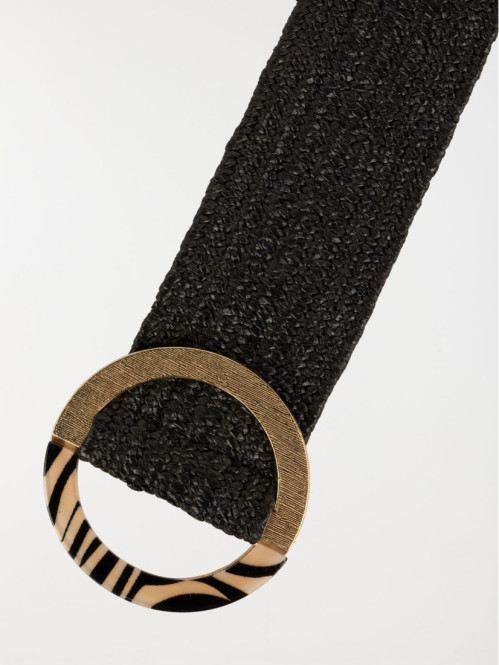 Ceinture femme boucle dorée...