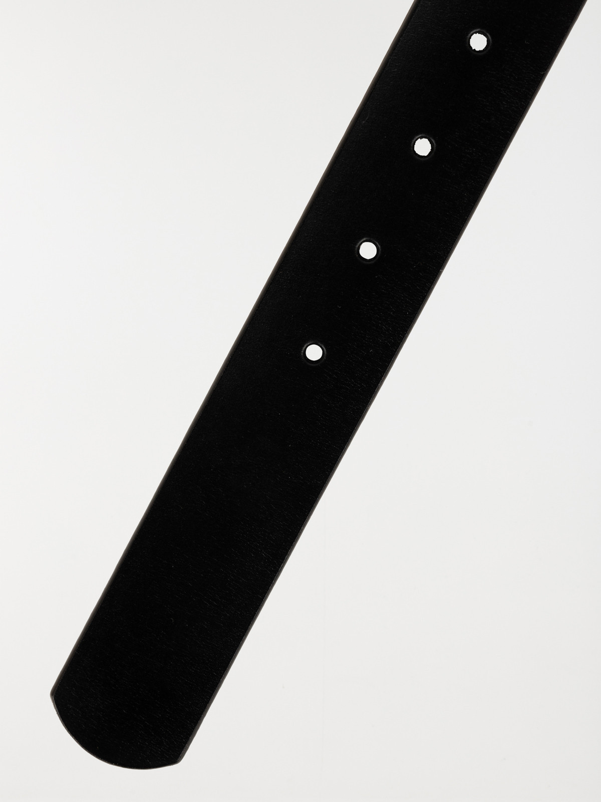 Ceinture noire cuir homme