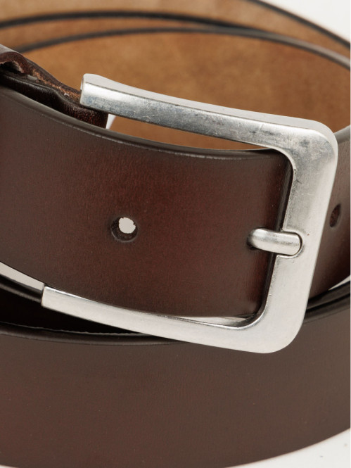 Ceinture cuir marron homme