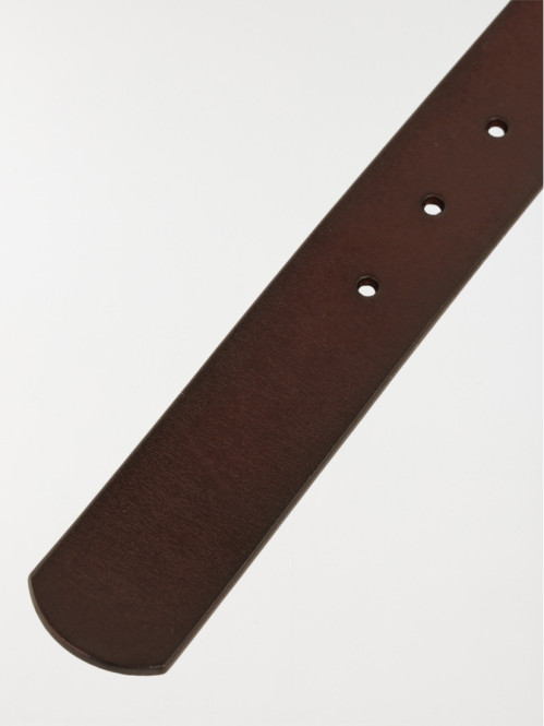 Ceinture cuir marron homme