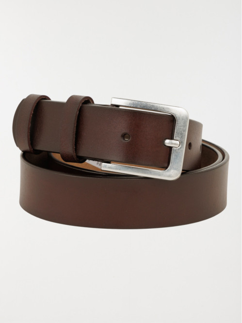 Ceinture cuir marron homme