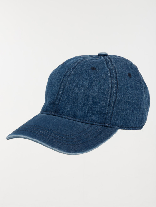 Casquette homme jean brut