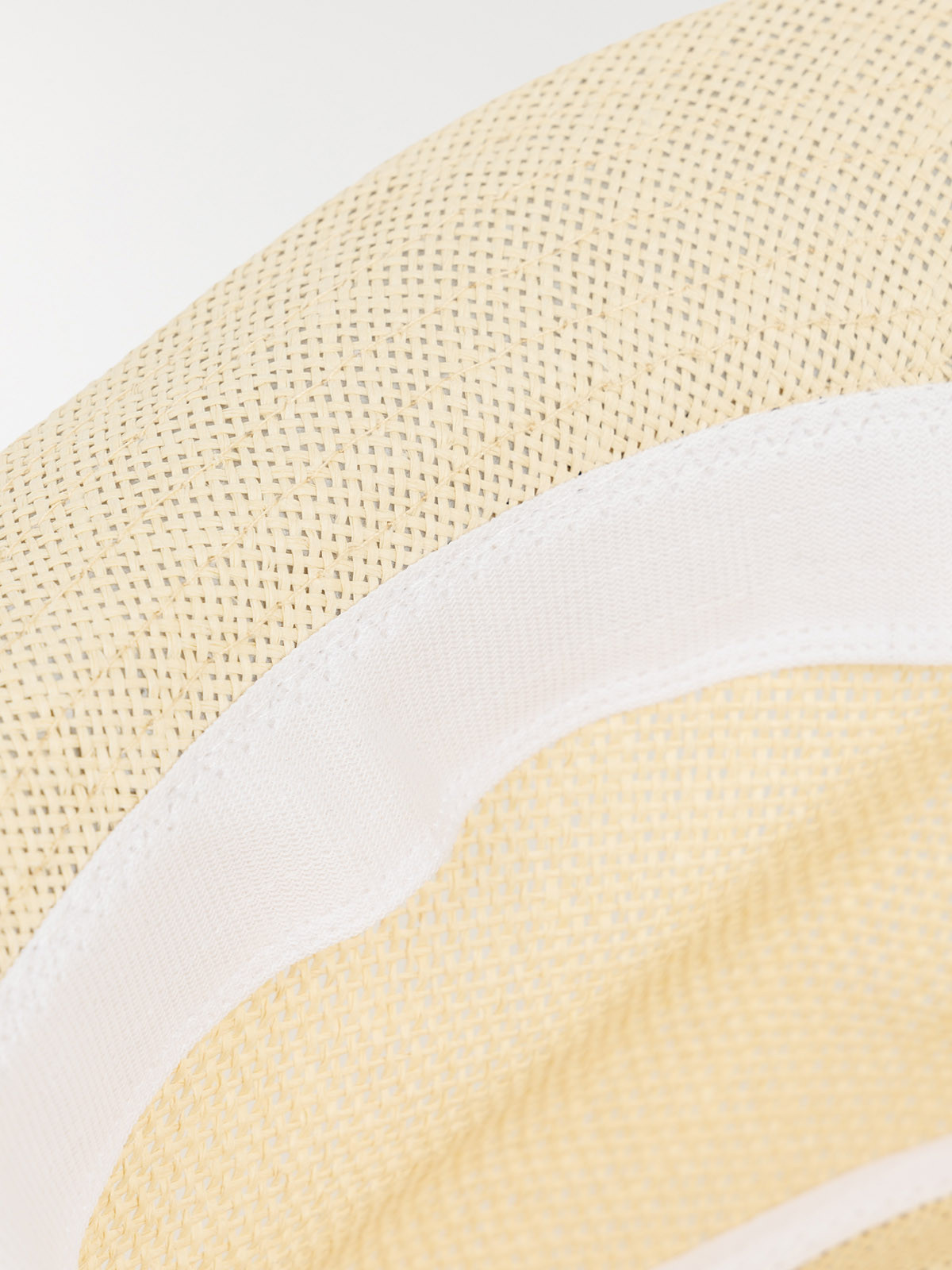 Chapeau paille ruban noir homme