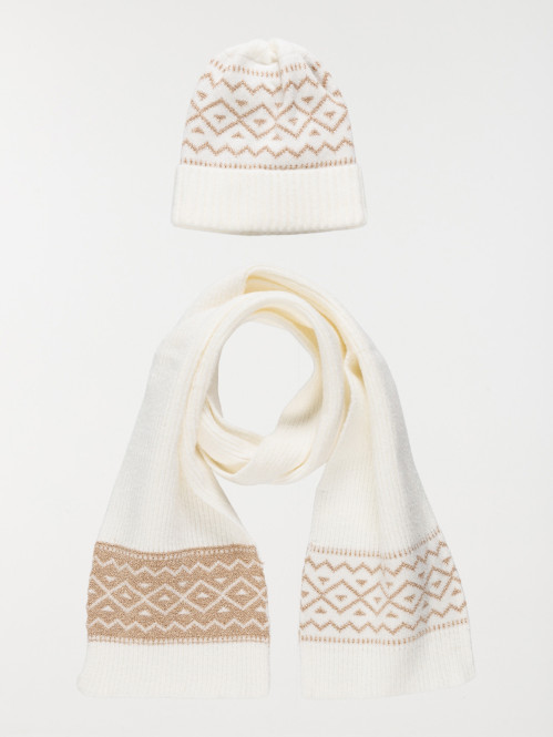 Ensemble bonnet écharpe...