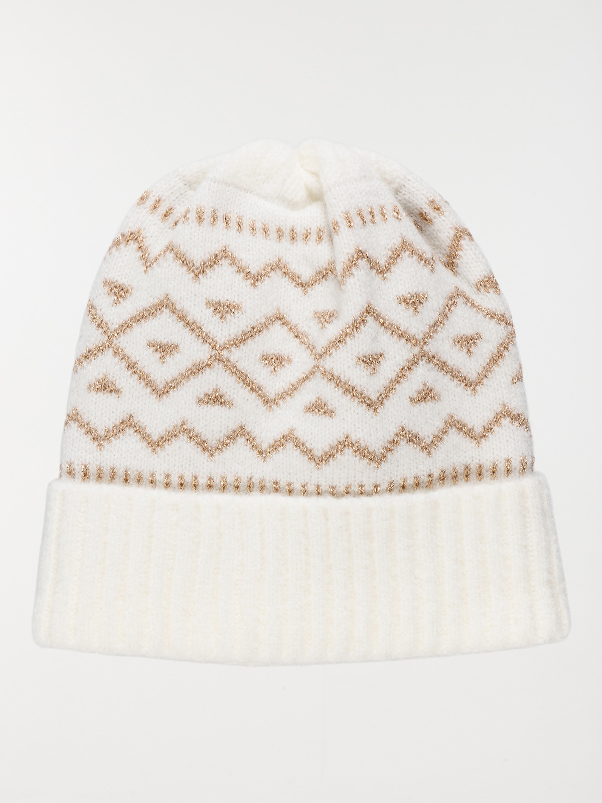 Ensemble bonnet écharpe écru femme