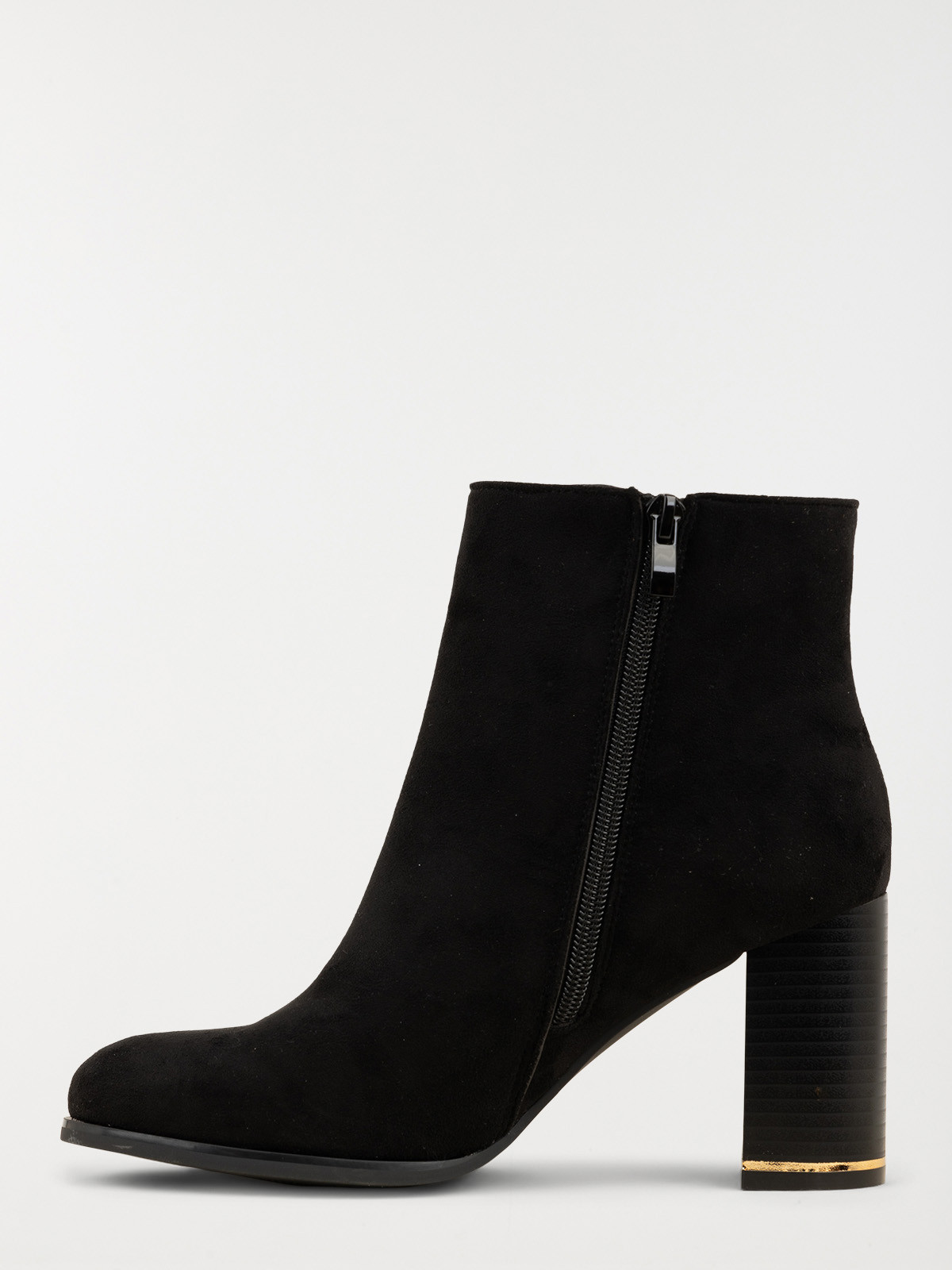 Bottine suédine talon haut femme (36-41) Bottine suédine talon haut femme (36-41)