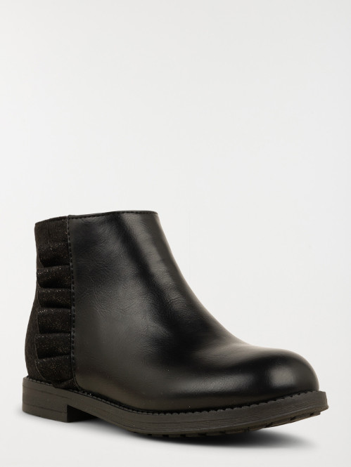 Bottines noires fille (31-35)