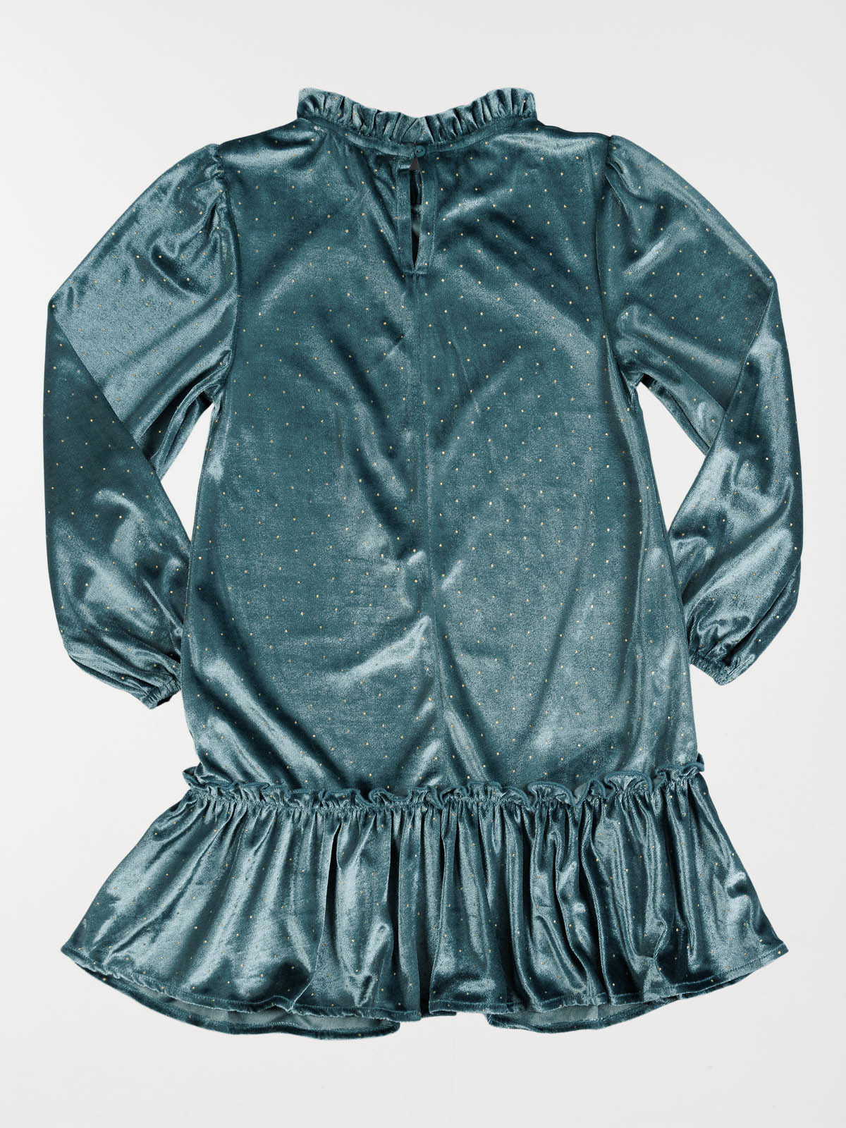 Robe velours pois dorés fille (3-12A)