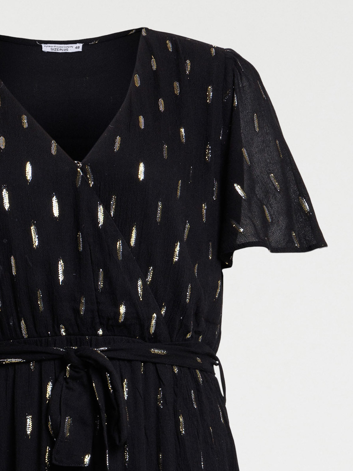 Robe noire grande taille femme