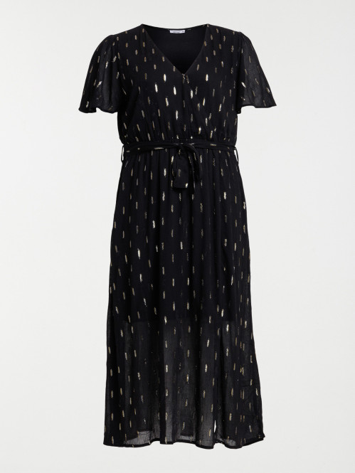 Robe noire grande taille femme