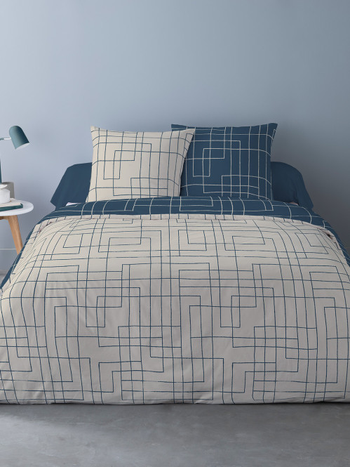 Parure graphique 2 personnes 260x240 cm