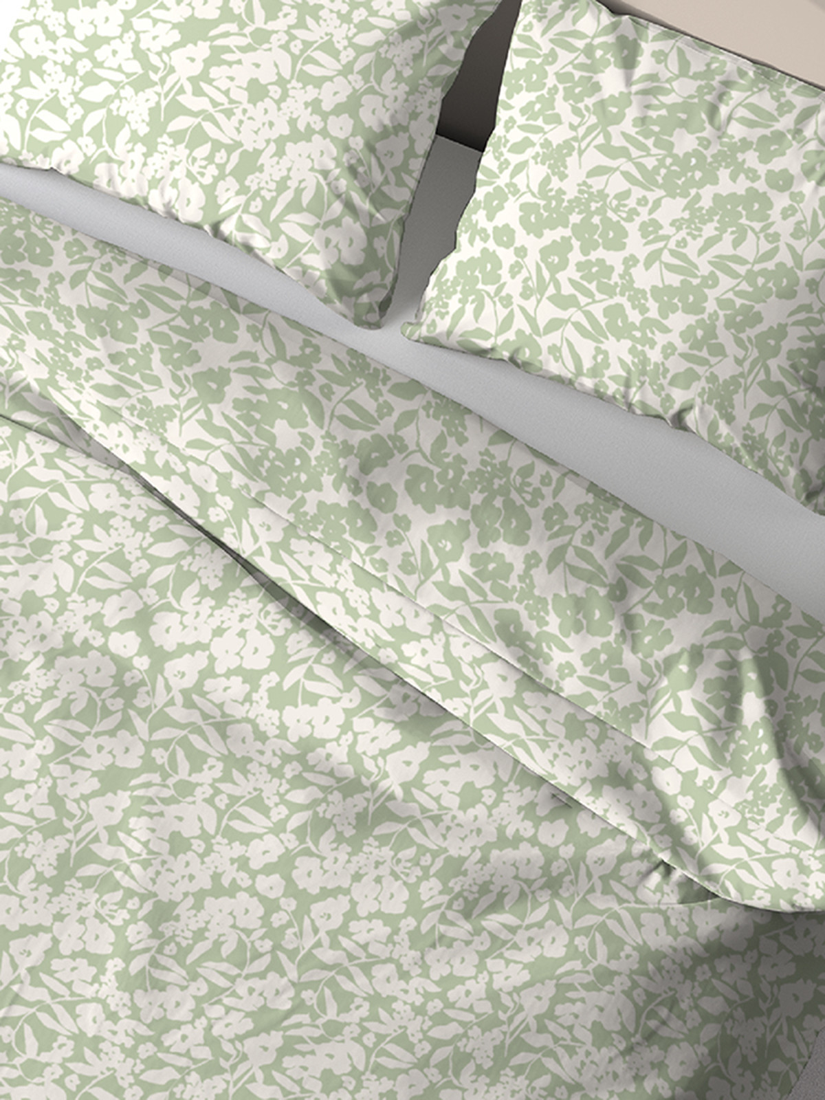 Parure 2 personnes 260x240 cm fleurie