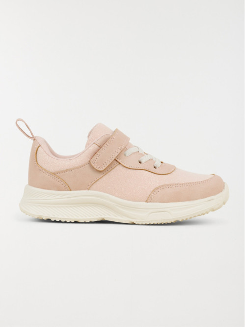 Baskets de sport roses fille (31-35)