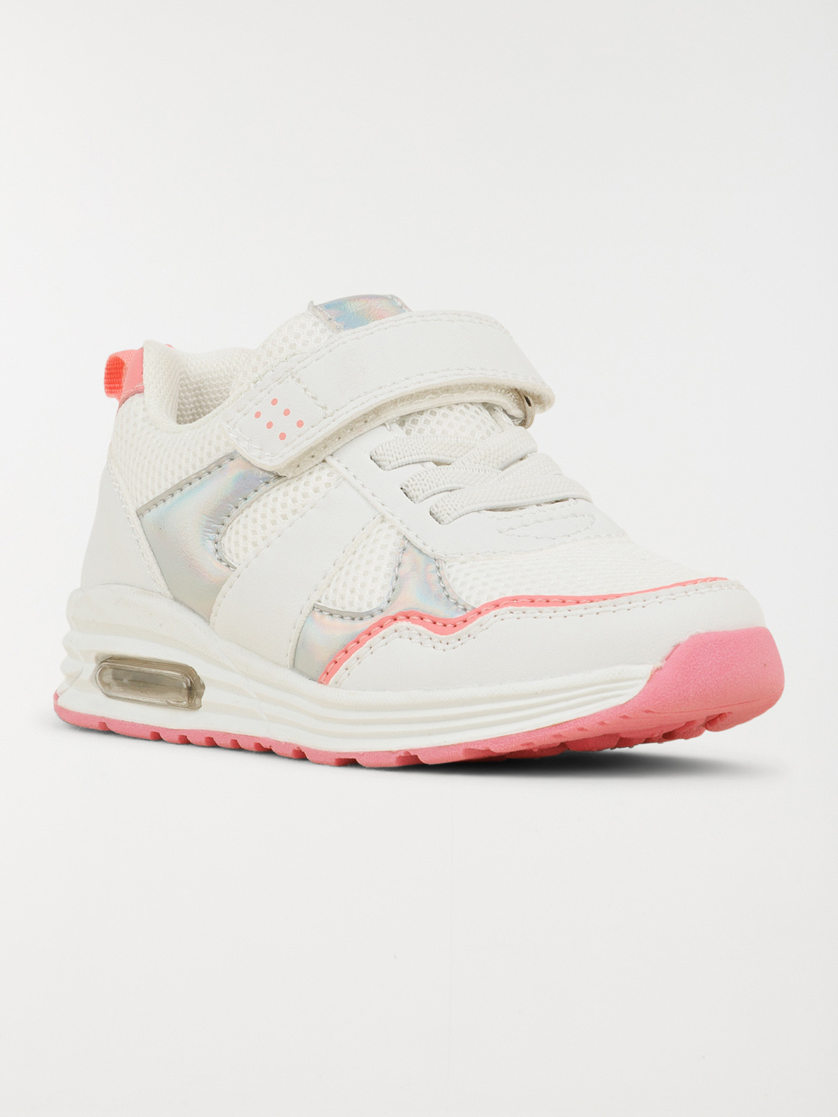 Basket à scratch blanche fille (24-30)