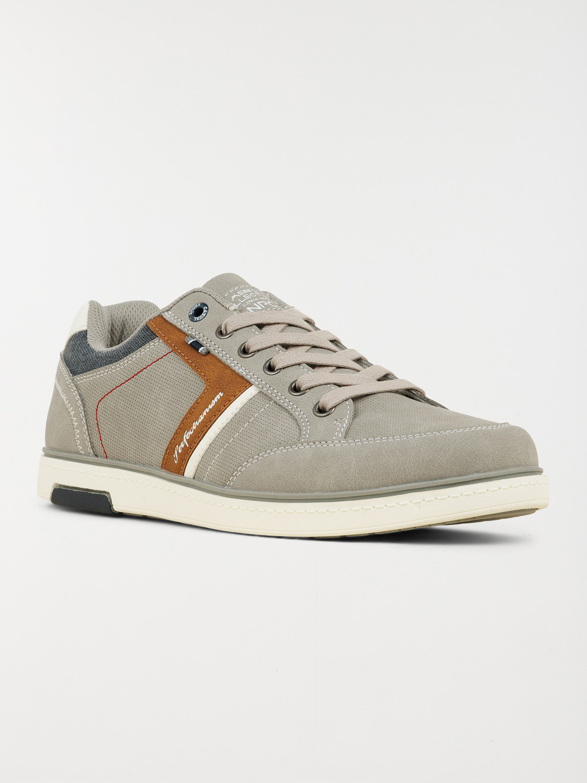 Baskets lacets homme gris (41-46)