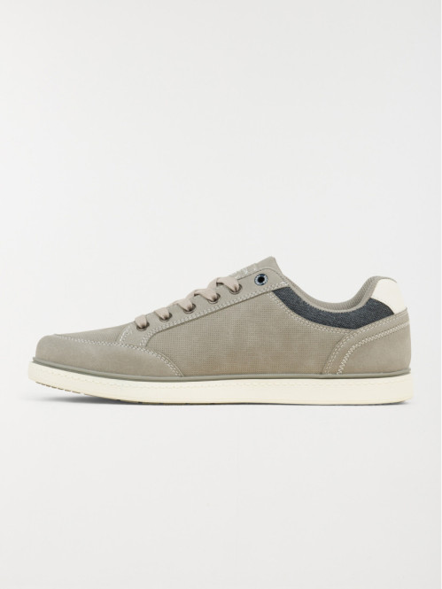Baskets lacets homme gris (41-46)