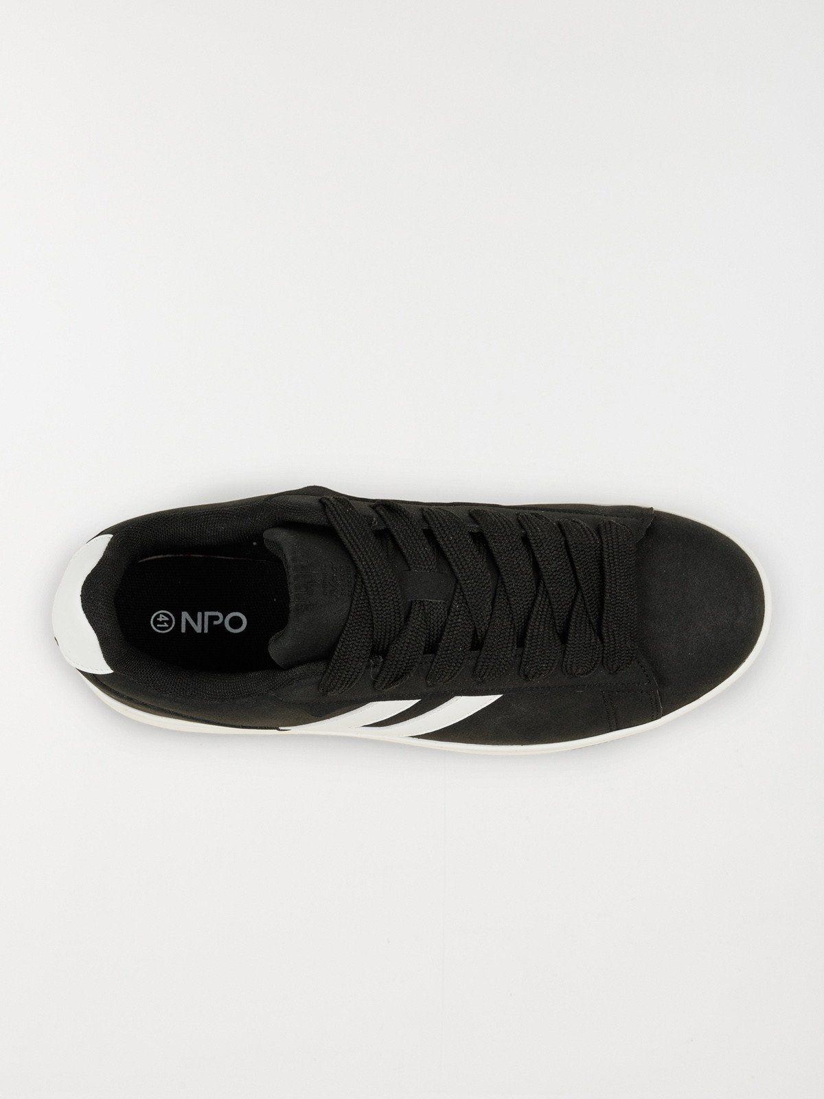 Baskets noires à lacets homme (40-46)