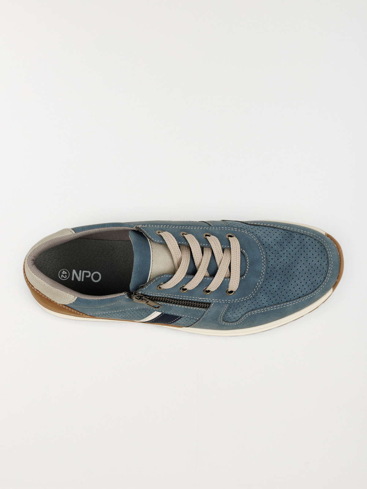 Baskets à lacets homme navy (40-45)