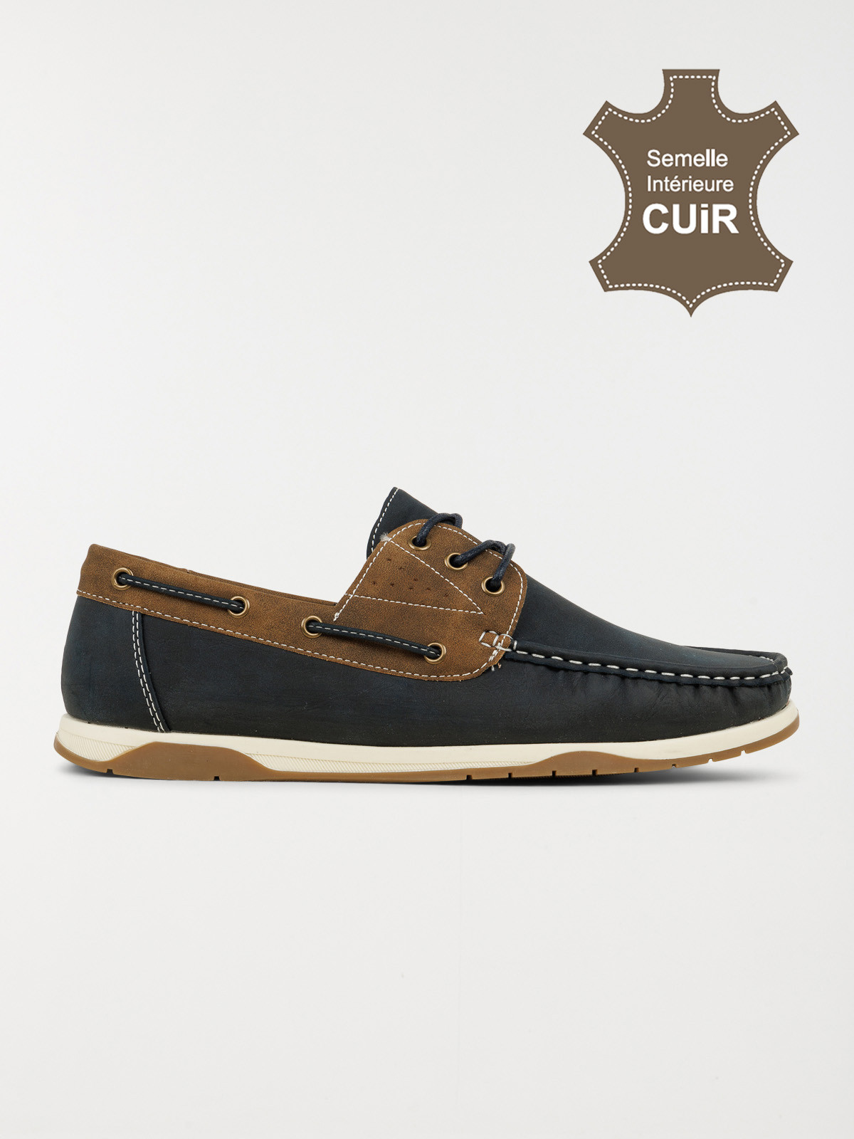 Chaussures bateaux homme navy (40-45)