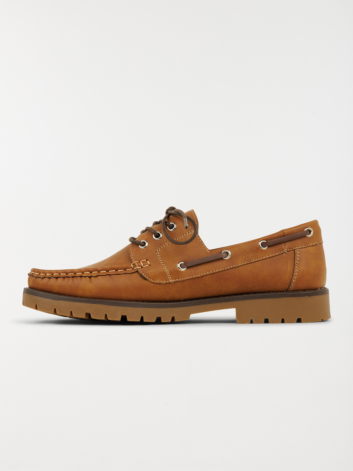Chaussures bateaux homme tan (40-46)