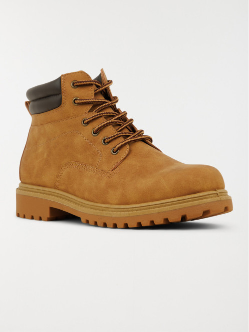Boots coloris tan homme...
