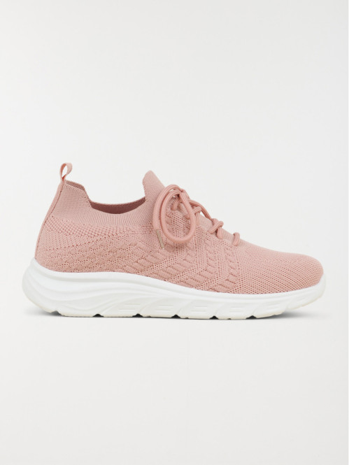 Baskets de sport roses femme (36-41)