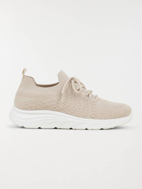 Baskets de sport femme beige (36-41)