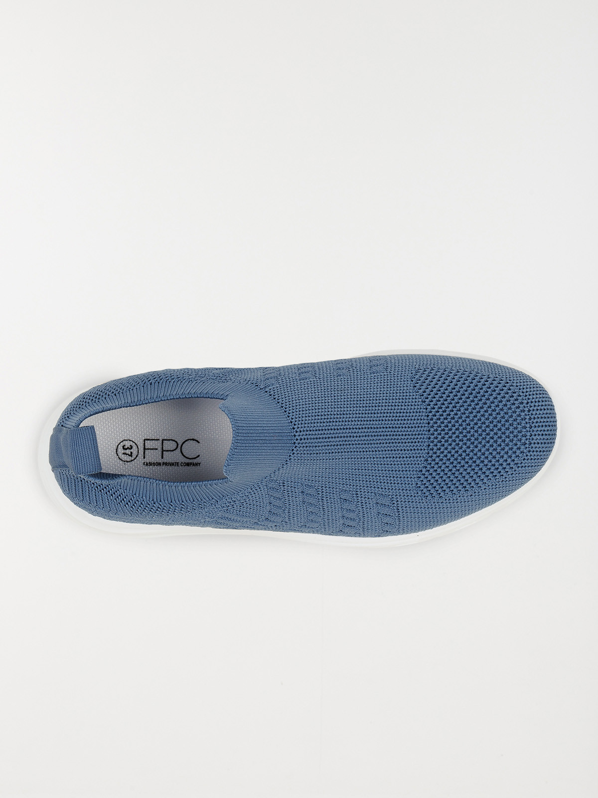 Basket chaussette bleue femme (36-41)