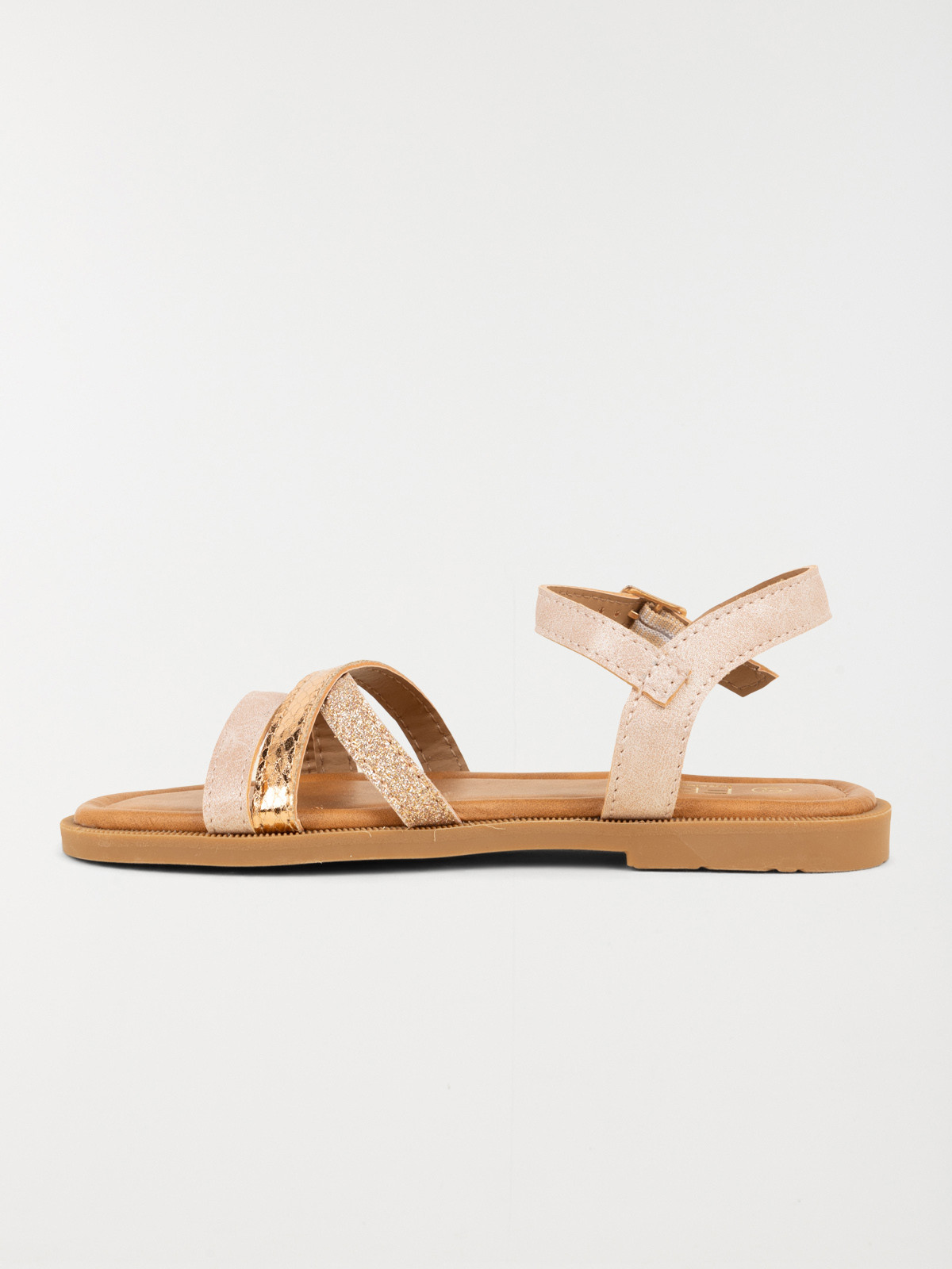 Sandales roses brides fille (24-30) Sandales roses brides fille (24-30)