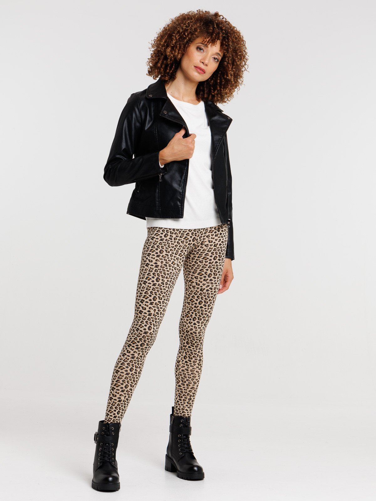 Legging léopard femme