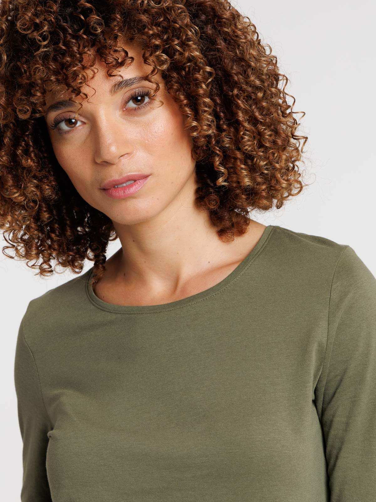 Tee-shirt coloris trèfle femme