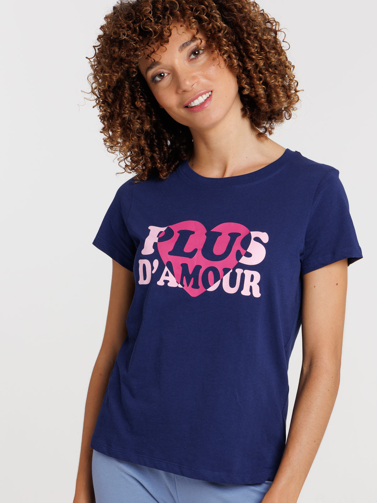T-shirt plus d'amour femme