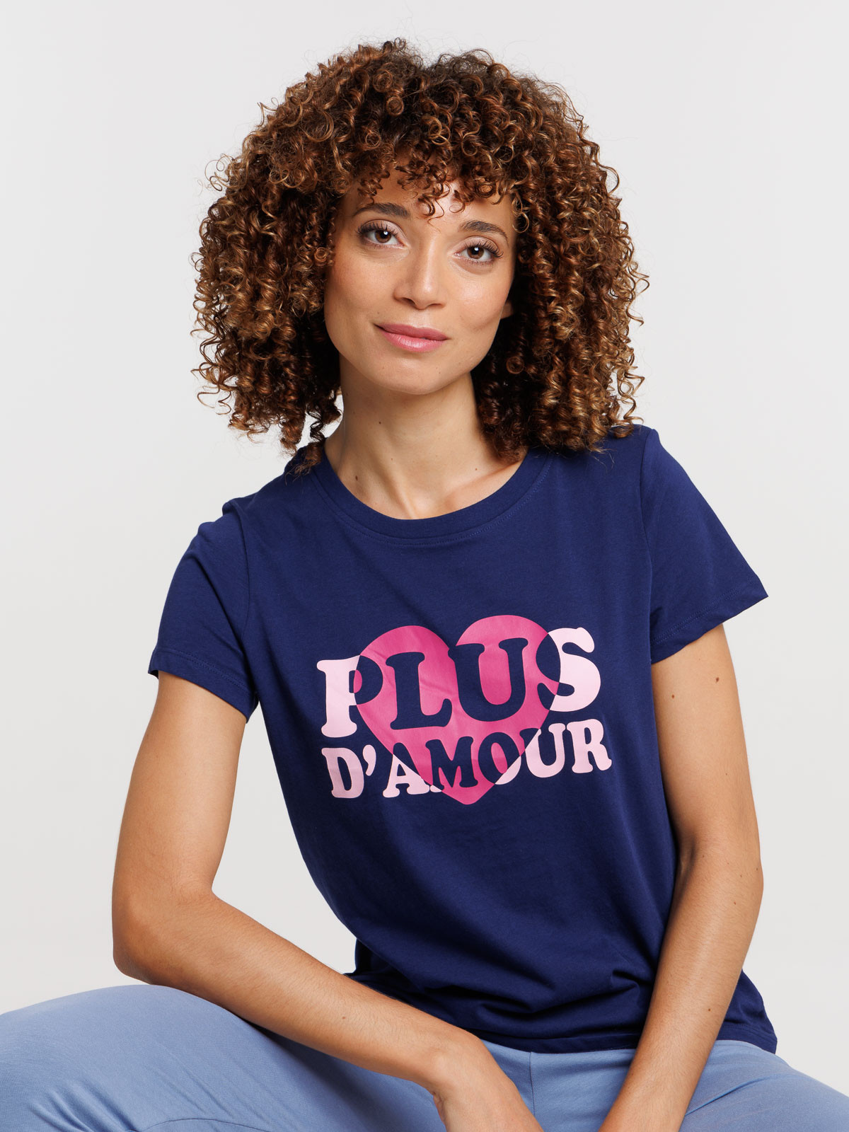 T-shirt plus d'amour femme