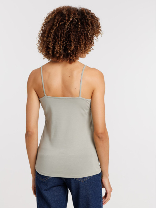 Débardeur col V mousse...