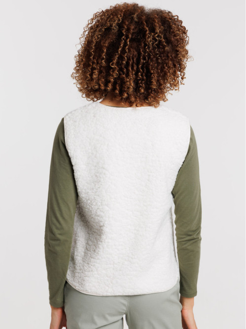 Gilet sans manches moumoute femme Gilet sans manches moumoute femme