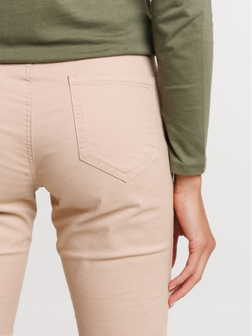 Pantalon skinny 7/8ème rose...