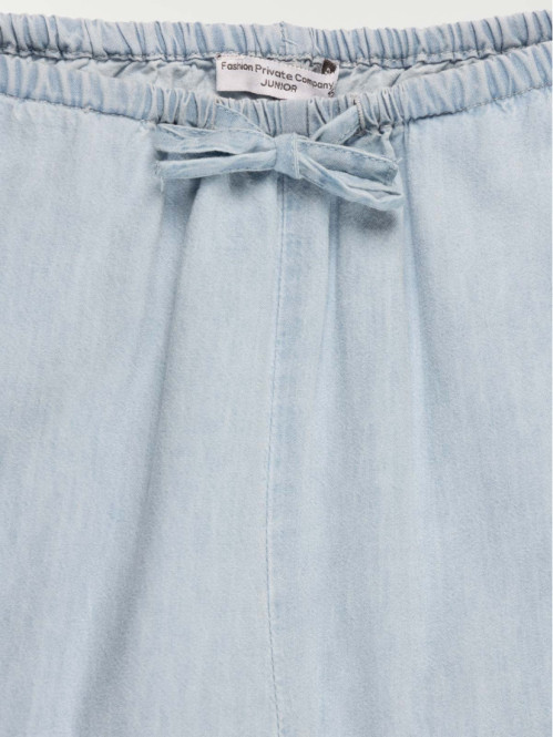 Pantalon large jean fille (XXS-M) Pantalon large jean fille (XXS-M)