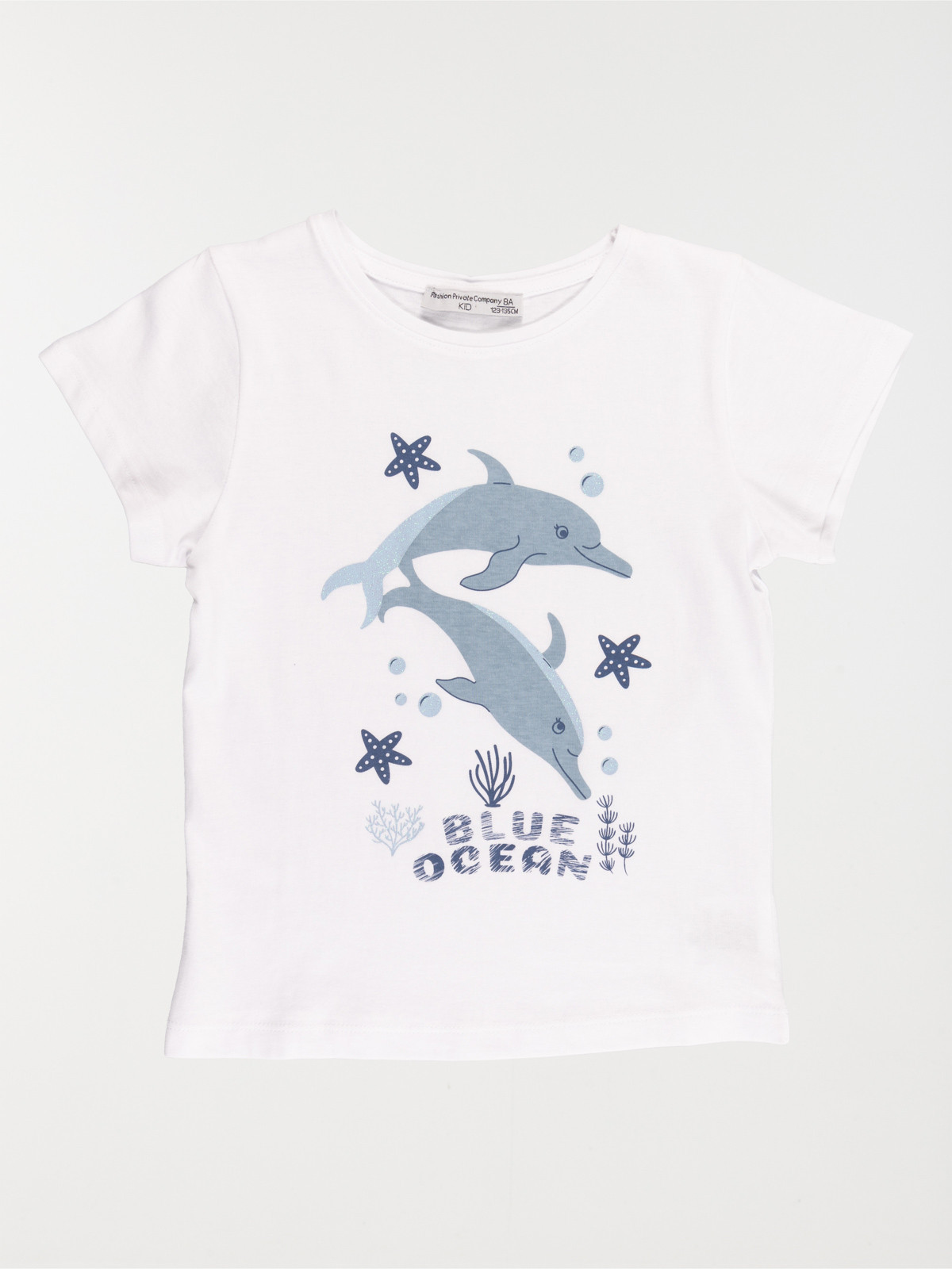Tee-shirt dauphins fille (3-12A)