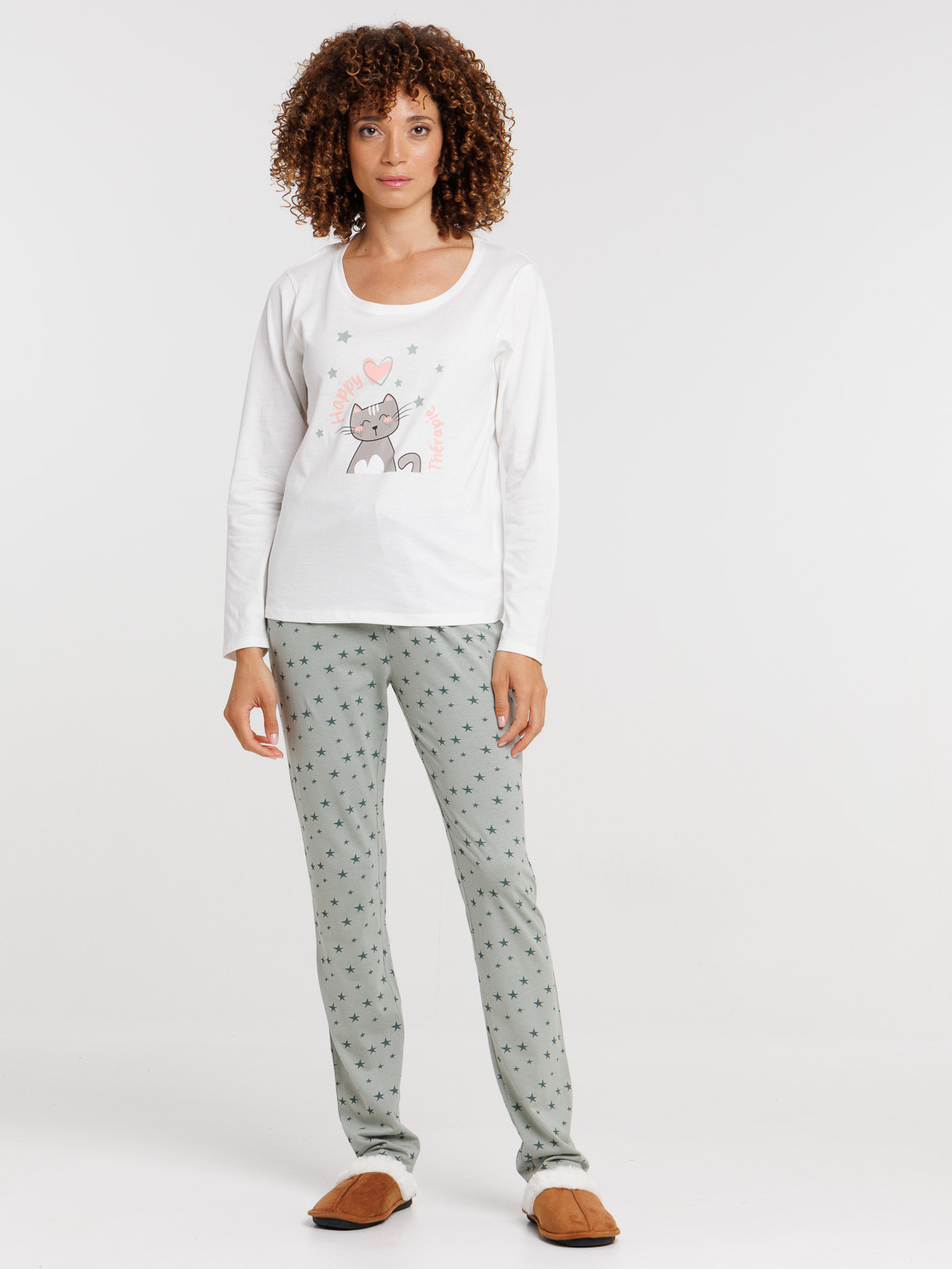 Pyjama chat femme