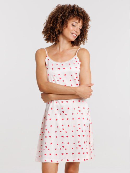 Nusiette coeur rouge femme