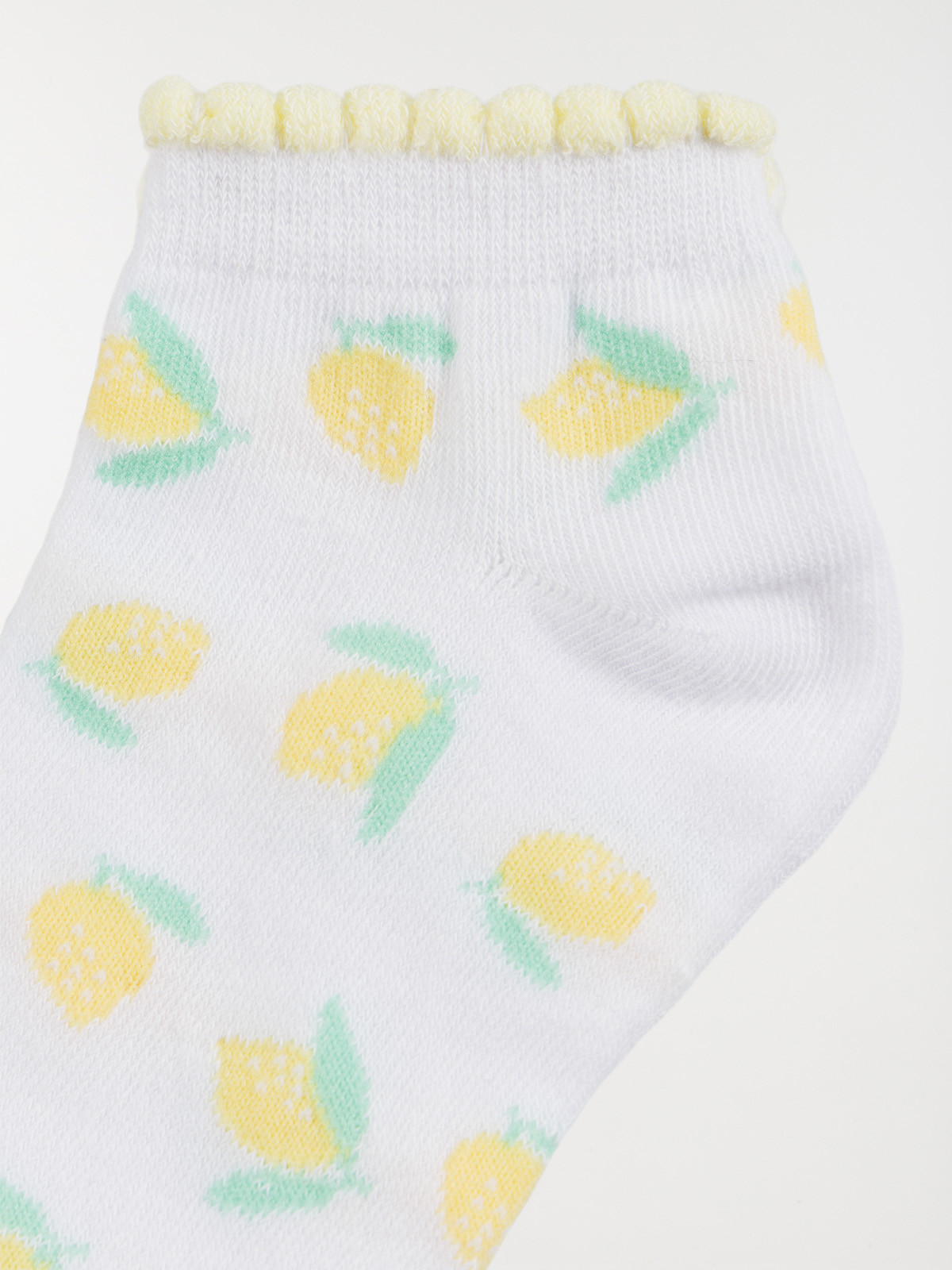 Lot de 3 paires chaussettes fruits fille Lot de 3 paires chaussettes fruits fille
