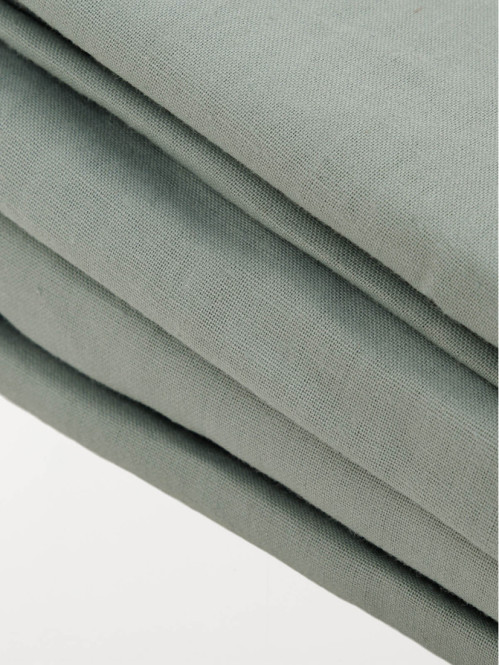 Drap housse 160 x 200 cm sauge