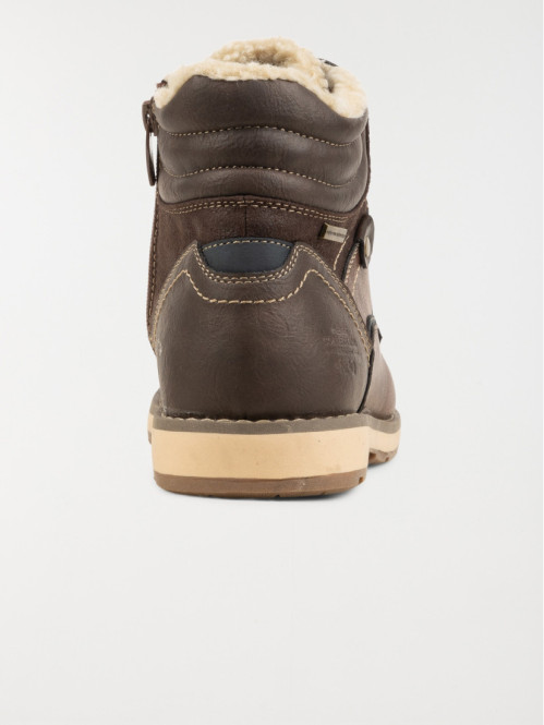 Bottines marrons fourrées homme (40-45) Bottines marrons fourrées homme (40-45)