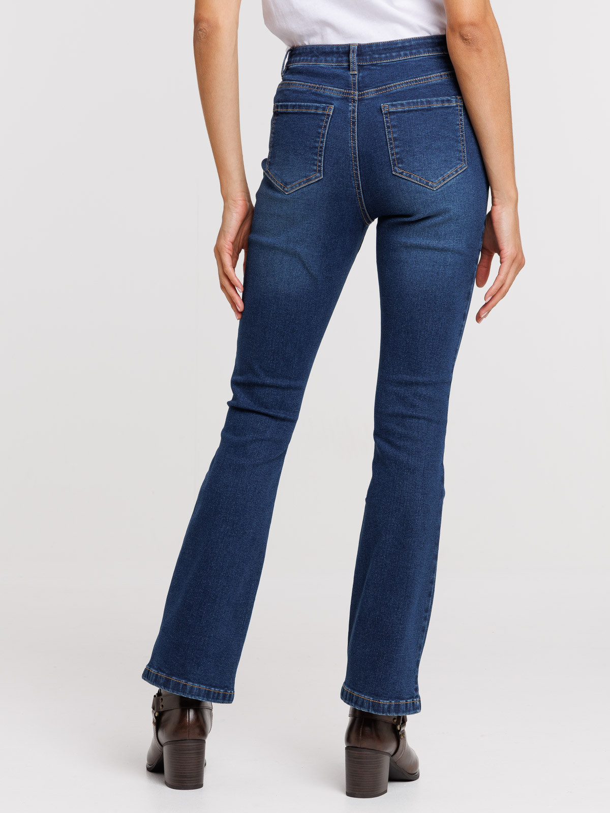 Jean flare brut femme