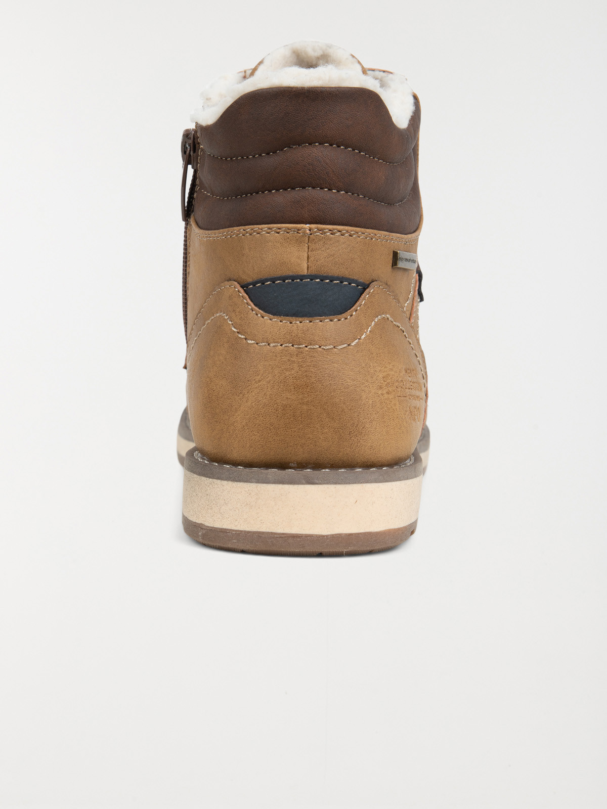 Bottines tan fourrées homme (40-45)
