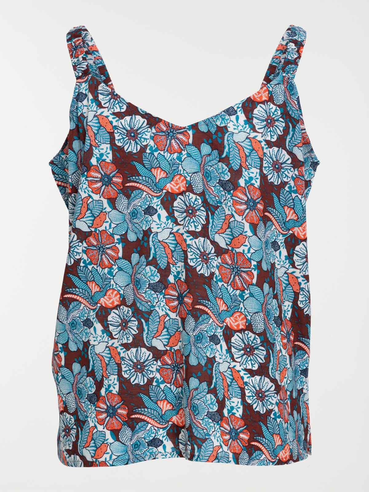 Top fleuri grande taille femme Top fleuri grande taille femme